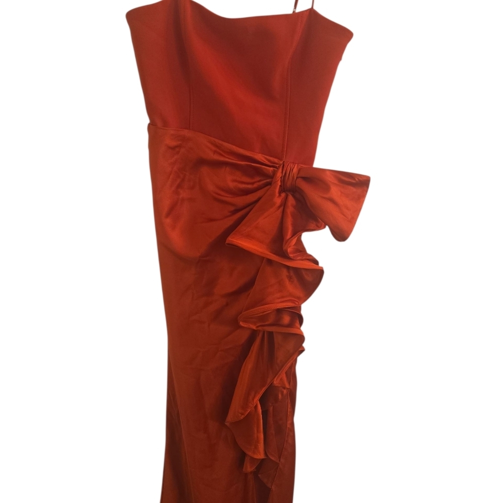 Cinq a Sept Drina Sleeveless Gown In Red Size 0 - Picture 8 of 15